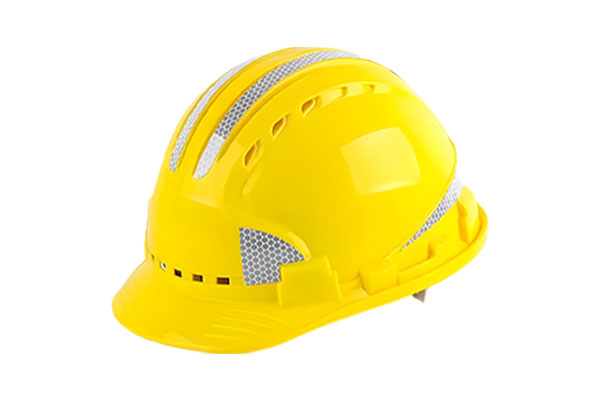 Reflective Strip ABS Hard Hat Five Ribs Construction Site Supervision Construction Engineering Labor Protection Safety Helmet Printing