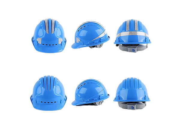 Reflective Strip ABS Hard Hat Five Ribs Construction Site Supervision Construction Engineering Labor Protection Safety Helmet Printing